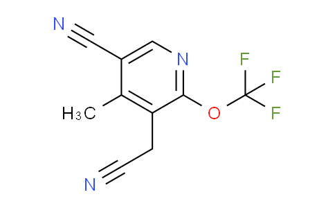 5-Cyano-4-methyl-2-(trifluoromethoxy)pyridine-3-acetonitrile