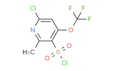 6-Chloro-2-methyl-4-(trifluoromethoxy)pyridine-3-sulfonyl chloride