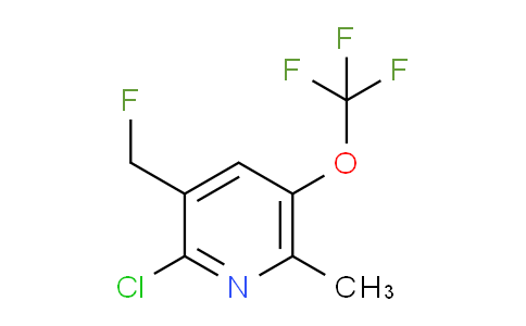2-Chloro-3-(fluoromethyl)-6-methyl-5-(trifluoromethoxy)pyridine