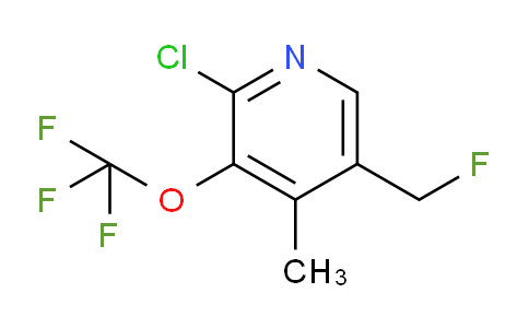 2-Chloro-5-(fluoromethyl)-4-methyl-3-(trifluoromethoxy)pyridine