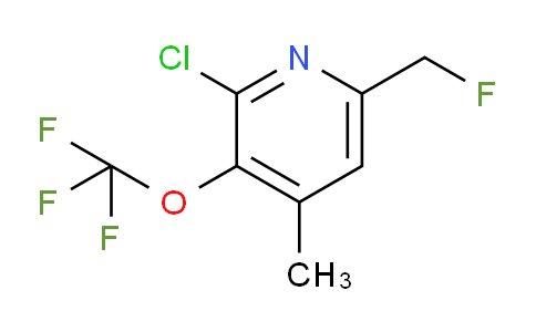 2-Chloro-6-(fluoromethyl)-4-methyl-3-(trifluoromethoxy)pyridine