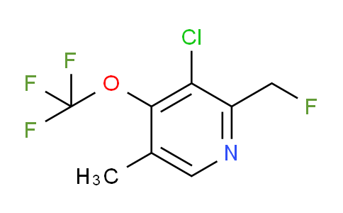 3-Chloro-2-(fluoromethyl)-5-methyl-4-(trifluoromethoxy)pyridine