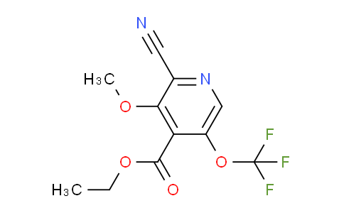 Ethyl 2-cyano-3-methoxy-5-(trifluoromethoxy)pyridine-4-carboxylate