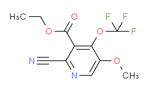 Ethyl 2-cyano-5-methoxy-4-(trifluoromethoxy)pyridine-3-carboxylate