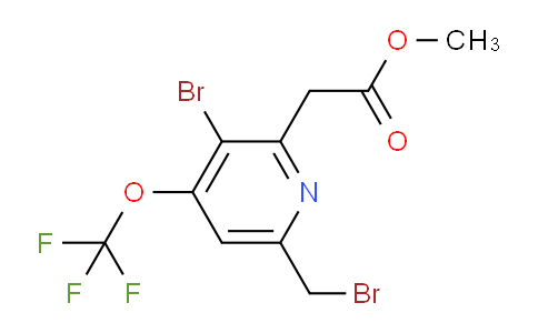 AM22797 | 1806084-57-0 | Methyl 3-bromo-6-(bromomethyl)-4-(trifluoromethoxy)pyridine-2-acetate