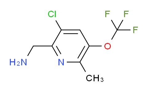 2-(Aminomethyl)-3-chloro-6-methyl-5-(trifluoromethoxy)pyridine