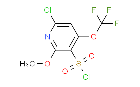 6-Chloro-2-methoxy-4-(trifluoromethoxy)pyridine-3-sulfonyl chloride