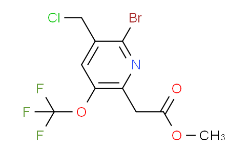 AM22800 | 1804545-10-5 | Methyl 2-bromo-3-(chloromethyl)-5-(trifluoromethoxy)pyridine-6-acetate