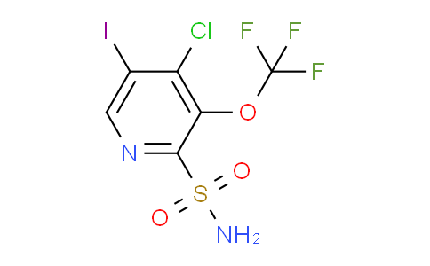 4-Chloro-5-iodo-3-(trifluoromethoxy)pyridine-2-sulfonamide