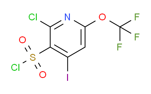 2-Chloro-4-iodo-6-(trifluoromethoxy)pyridine-3-sulfonyl chloride