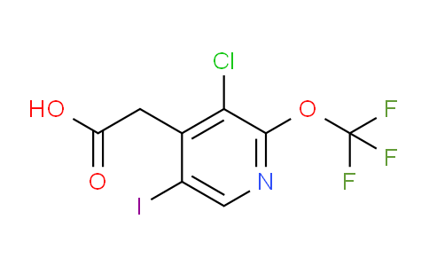 3-Chloro-5-iodo-2-(trifluoromethoxy)pyridine-4-acetic acid