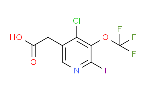 4-Chloro-2-iodo-3-(trifluoromethoxy)pyridine-5-acetic acid