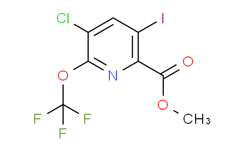 Methyl 3-chloro-5-iodo-2-(trifluoromethoxy)pyridine-6-carboxylate