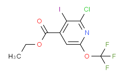 Ethyl 2-chloro-3-iodo-6-(trifluoromethoxy)pyridine-4-carboxylate