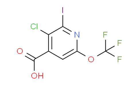 3-Chloro-2-iodo-6-(trifluoromethoxy)pyridine-4-carboxylic acid