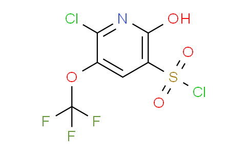2-Chloro-6-hydroxy-3-(trifluoromethoxy)pyridine-5-sulfonyl chloride