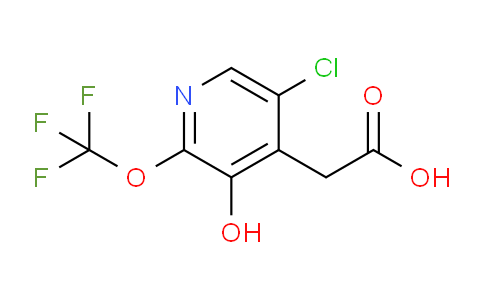 5-Chloro-3-hydroxy-2-(trifluoromethoxy)pyridine-4-acetic acid
