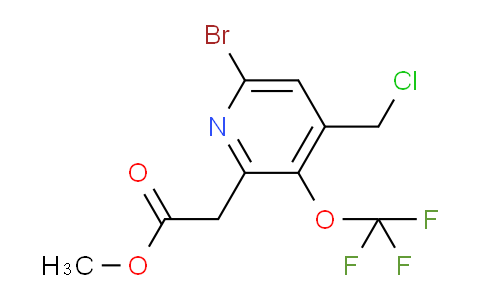 AM22814 | 1804634-79-4 | Methyl 6-bromo-4-(chloromethyl)-3-(trifluoromethoxy)pyridine-2-acetate