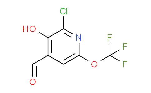 2-Chloro-3-hydroxy-6-(trifluoromethoxy)pyridine-4-carboxaldehyde