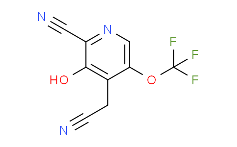 2-Cyano-3-hydroxy-5-(trifluoromethoxy)pyridine-4-acetonitrile