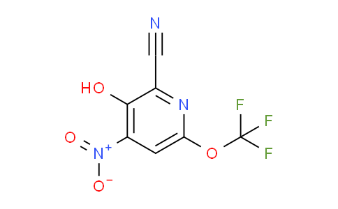 2-Cyano-3-hydroxy-4-nitro-6-(trifluoromethoxy)pyridine