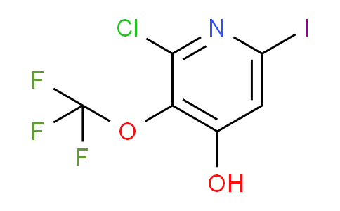 2-Chloro-4-hydroxy-6-iodo-3-(trifluoromethoxy)pyridine