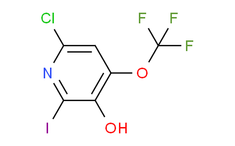 6-Chloro-3-hydroxy-2-iodo-4-(trifluoromethoxy)pyridine