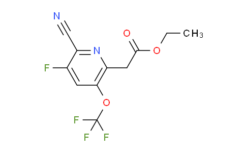 AM228205 | 1806213-61-5 | Ethyl 2-cyano-3-fluoro-5-(trifluoromethoxy)pyridine-6-acetate