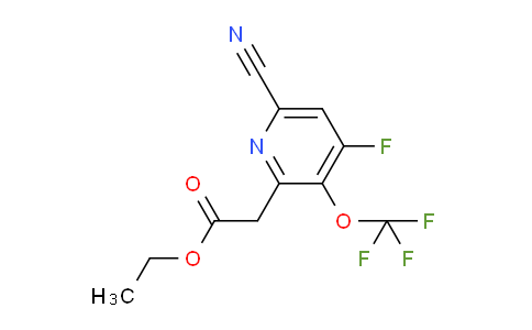 AM228207 | 1803652-59-6 | Ethyl 6-cyano-4-fluoro-3-(trifluoromethoxy)pyridine-2-acetate