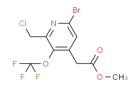 AM22823 | 1806130-34-6 | Methyl 6-bromo-2-(chloromethyl)-3-(trifluoromethoxy)pyridine-4-acetate