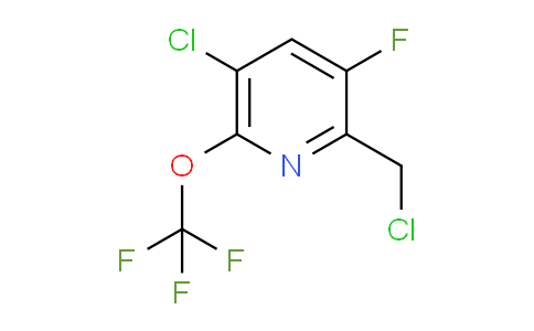 5-Chloro-2-(chloromethyl)-3-fluoro-6-(trifluoromethoxy)pyridine