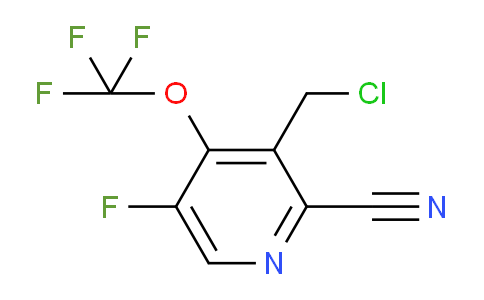 3-(Chloromethyl)-2-cyano-5-fluoro-4-(trifluoromethoxy)pyridine