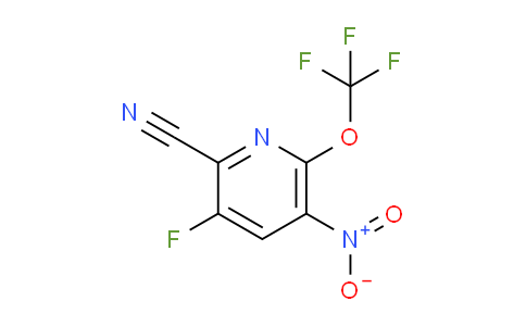 2-Cyano-3-fluoro-5-nitro-6-(trifluoromethoxy)pyridine