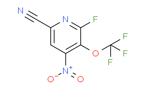 6-Cyano-2-fluoro-4-nitro-3-(trifluoromethoxy)pyridine