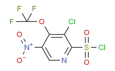 3-Chloro-5-nitro-4-(trifluoromethoxy)pyridine-2-sulfonyl chloride