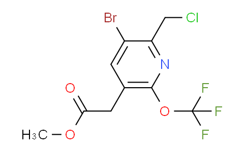 AM22831 | 1804634-97-6 | Methyl 3-bromo-2-(chloromethyl)-6-(trifluoromethoxy)pyridine-5-acetate