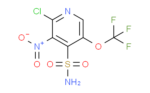 2-Chloro-3-nitro-5-(trifluoromethoxy)pyridine-4-sulfonamide