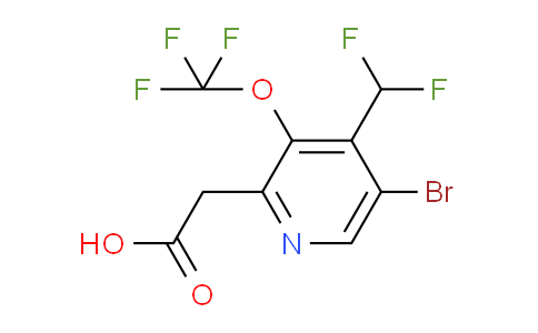 AM228316 | 1804363-05-0 | 5-Bromo-4-(difluoromethyl)-3-(trifluoromethoxy)pyridine-2-acetic acid