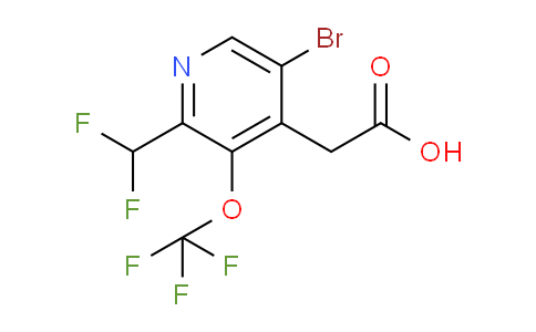 AM228317 | 1804363-20-9 | 5-Bromo-2-(difluoromethyl)-3-(trifluoromethoxy)pyridine-4-acetic acid