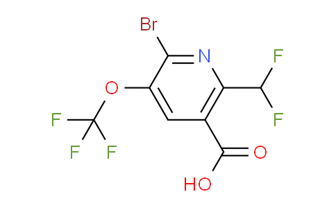 AM228328 | 1804751-63-0 | 2-Bromo-6-(difluoromethyl)-3-(trifluoromethoxy)pyridine-5-carboxylic acid