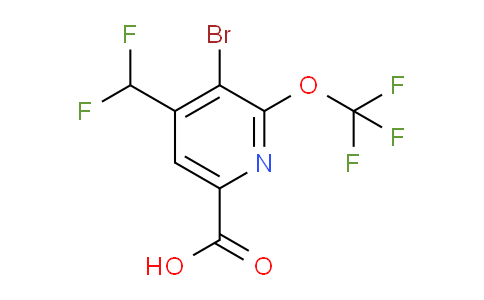 AM228329 | 1803641-53-3 | 3-Bromo-4-(difluoromethyl)-2-(trifluoromethoxy)pyridine-6-carboxylic acid