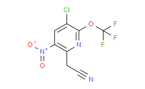 AM228333 | 1804393-00-7 | 3-Chloro-5-nitro-2-(trifluoromethoxy)pyridine-6-acetonitrile