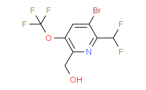 AM228342 | 1806076-56-1 | 3-Bromo-2-(difluoromethyl)-5-(trifluoromethoxy)pyridine-6-methanol
