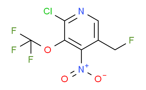 2-Chloro-5-(fluoromethyl)-4-nitro-3-(trifluoromethoxy)pyridine