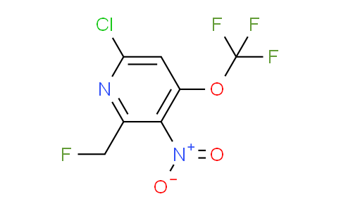 6-Chloro-2-(fluoromethyl)-3-nitro-4-(trifluoromethoxy)pyridine