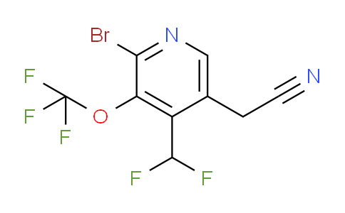 AM228352 | 1806172-51-9 | 2-Bromo-4-(difluoromethyl)-3-(trifluoromethoxy)pyridine-5-acetonitrile