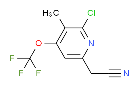 AM228372 | 1804804-57-6 | 2-Chloro-3-methyl-4-(trifluoromethoxy)pyridine-6-acetonitrile