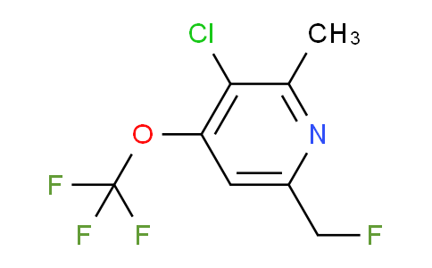 AM228374 | 1804559-65-6 | 3-Chloro-6-(fluoromethyl)-2-methyl-4-(trifluoromethoxy)pyridine