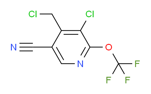 3-Chloro-4-(chloromethyl)-5-cyano-2-(trifluoromethoxy)pyridine