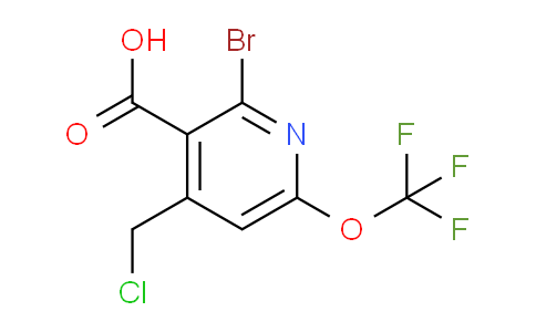 2-Bromo-4-(chloromethyl)-6-(trifluoromethoxy)pyridine-3-carboxylic acid